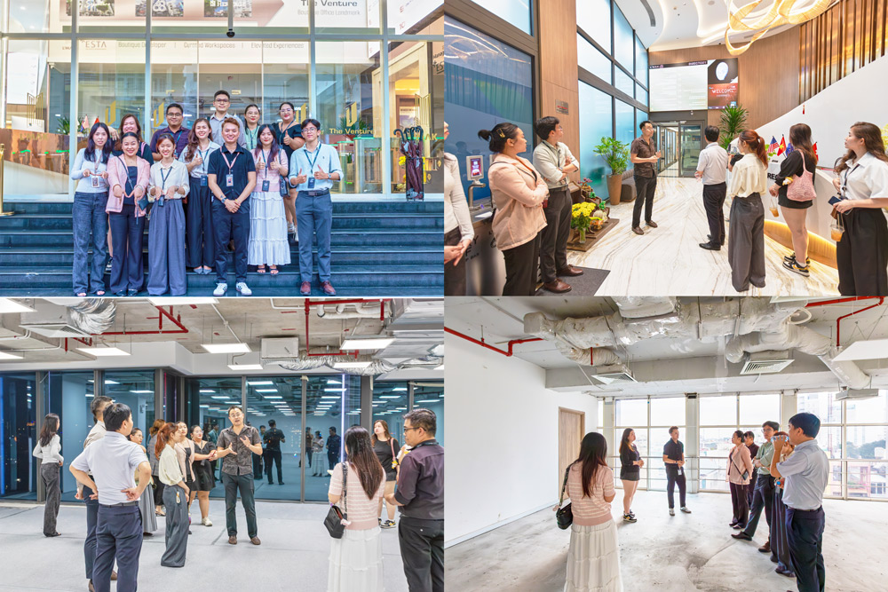 Đội ngũ Maison Office trong chuyến khảo sát thực tế chuỗi tòa nhà L’MAK 