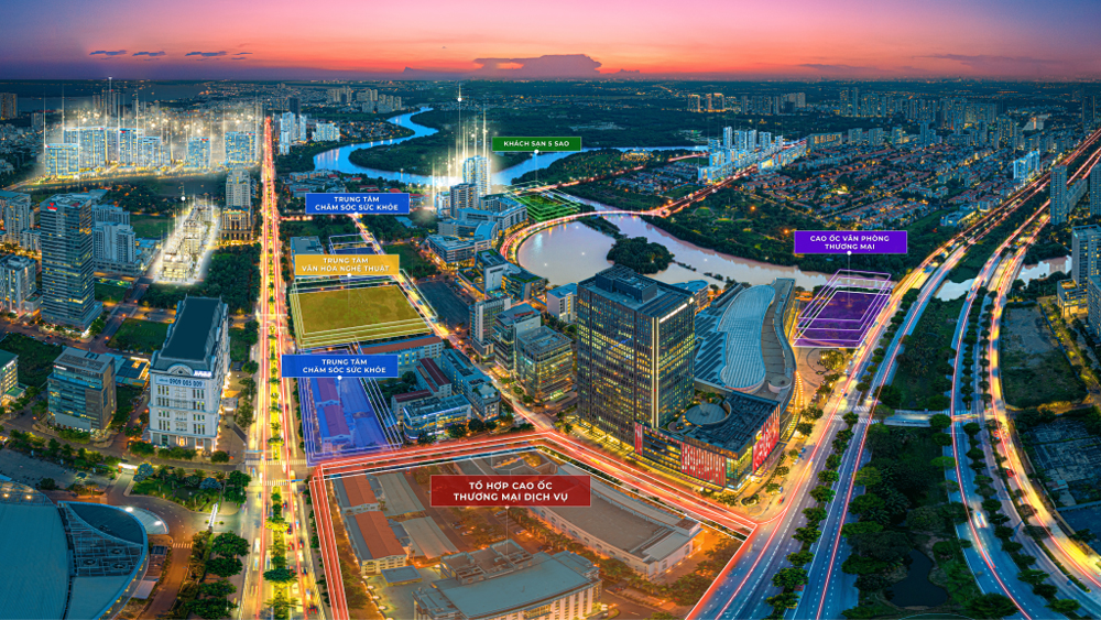 Phú Mỹ Hưng là khu đô thị kiểu mẫu đầu tiên tại Việt Nam đạt chuẩn quốc tế về quy hoạch 