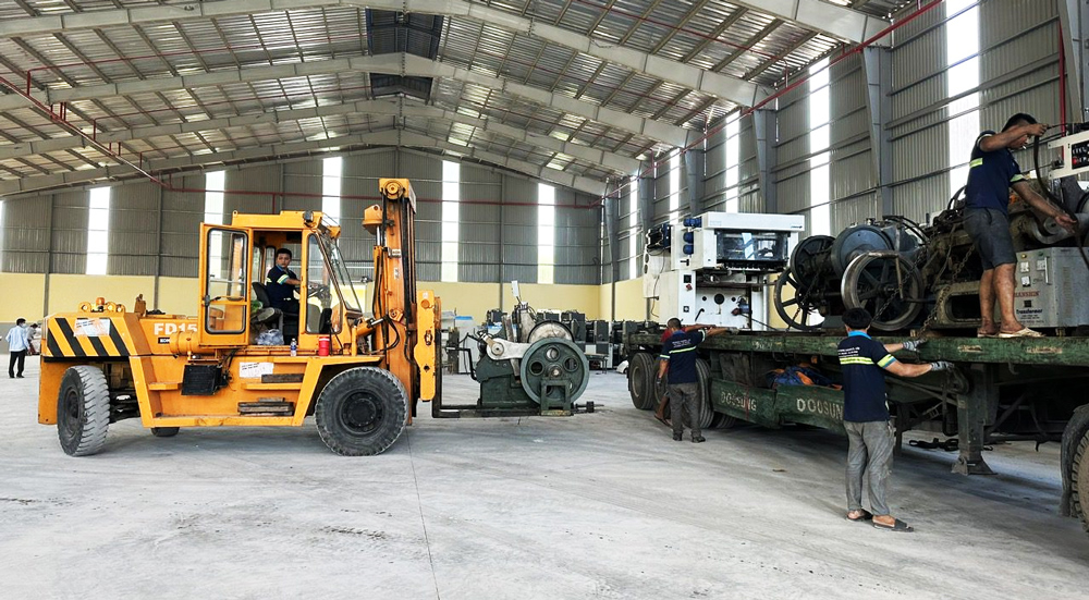 Dịch vụ chuyển kho xưởng vận tải Thành Đạt 