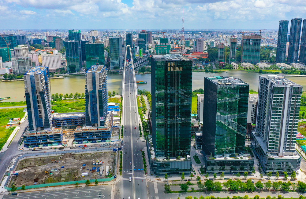 Thủ Thiêm và Phú Mỹ Hưng là hai khu vực chiến lược tìm thuê văn phòng TP.HCM 