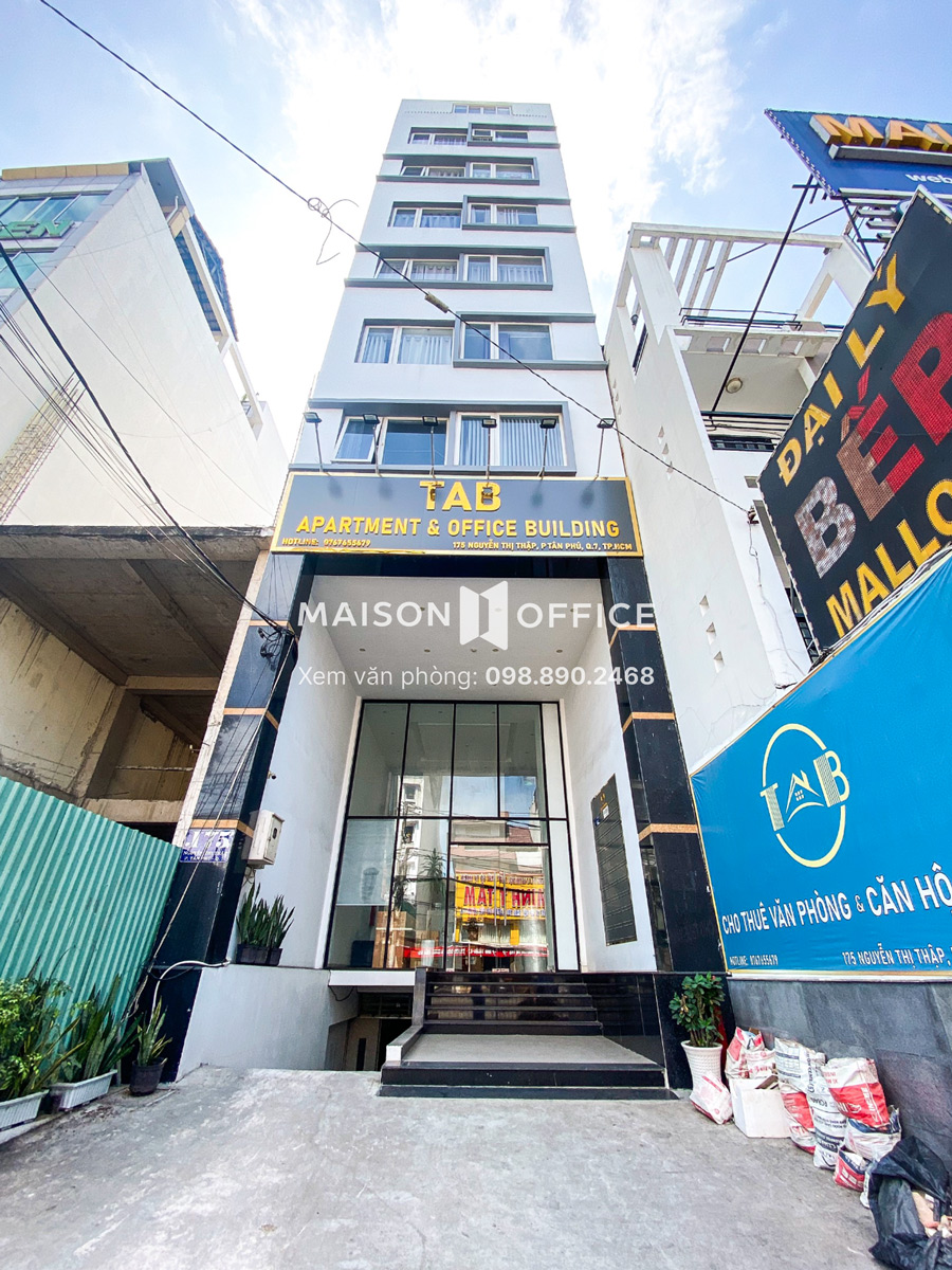 Cho thuê tòa nhà 175 Nguyễn Thị Thập Quận 7