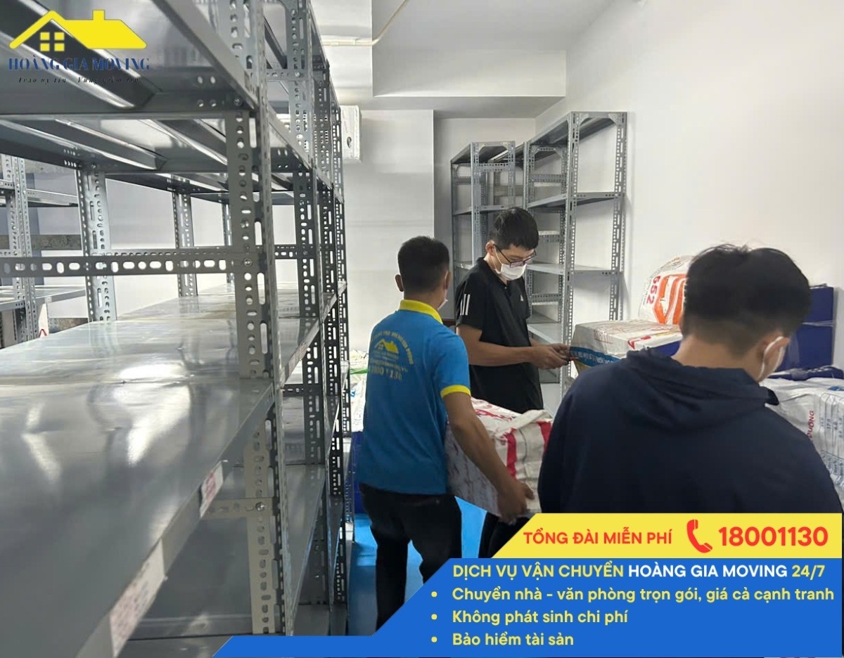 Vận chuyển kho xưởng Hoàng Gia