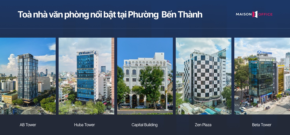 Tòa nhà nổi bật phường Bến Thành