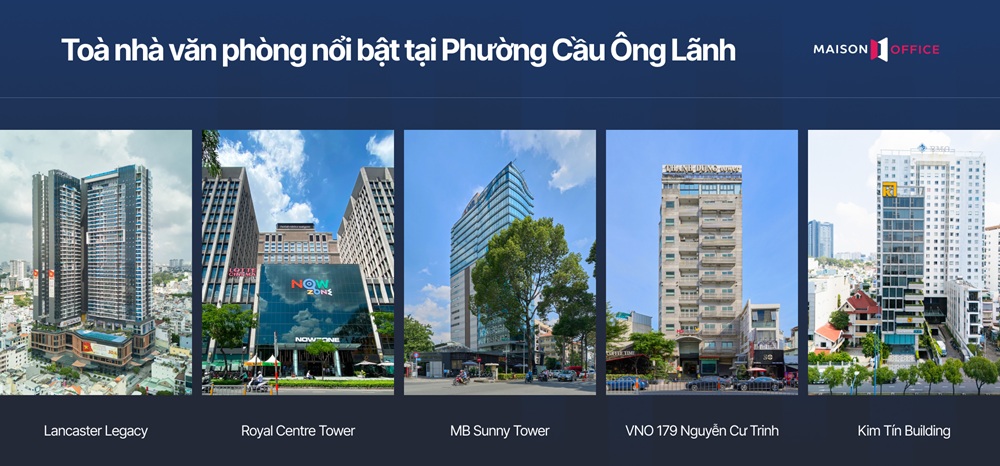 Tòa nhà nổi bật Phường Cầu Ông Lãnh