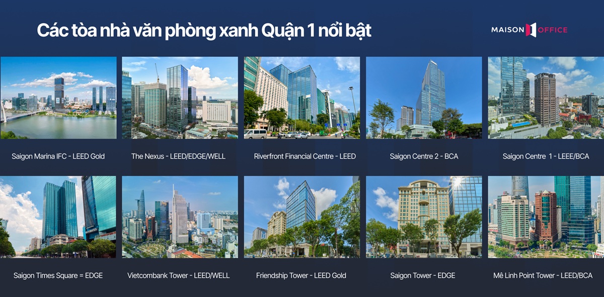 Tòa nhà văn phòng xanh Quận 1