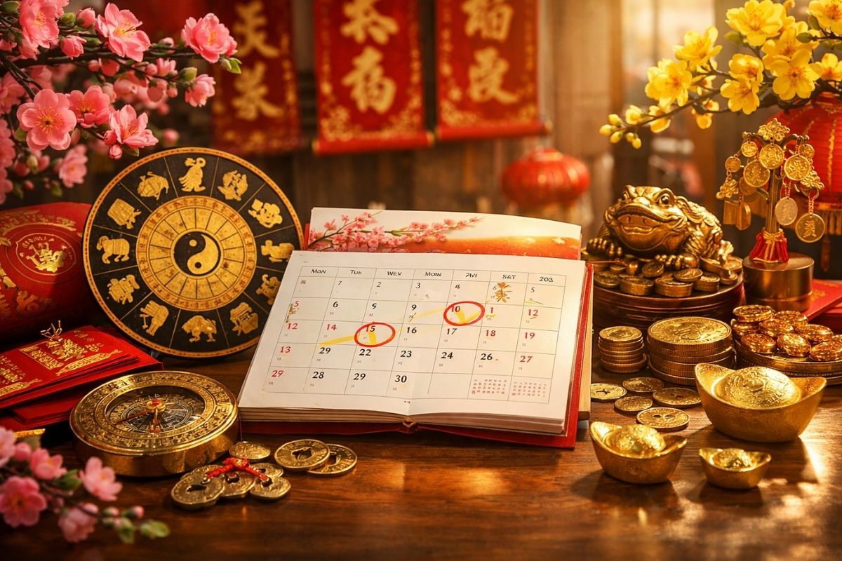 Cách chọn ngày đẹp khai xuân 2026 theo tuổi giúp rước lộc phát tài