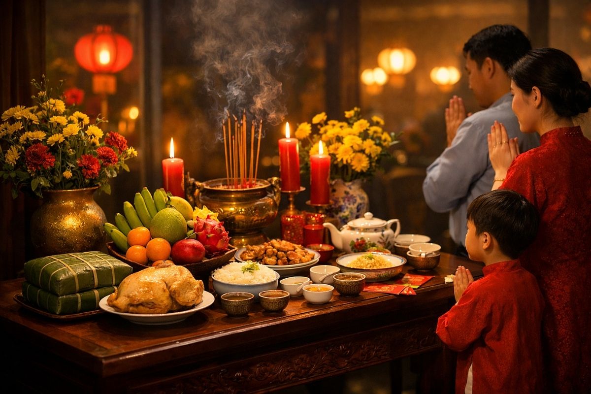 Thời khắc giao thừa đánh dấu bước chuyển mình quan trọng của đất trời