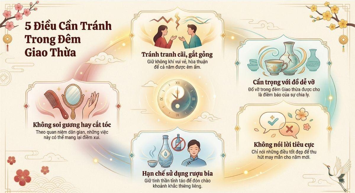 Kiêng kỵ đổ vỡ và tranh cãi trong đêm giao thừa