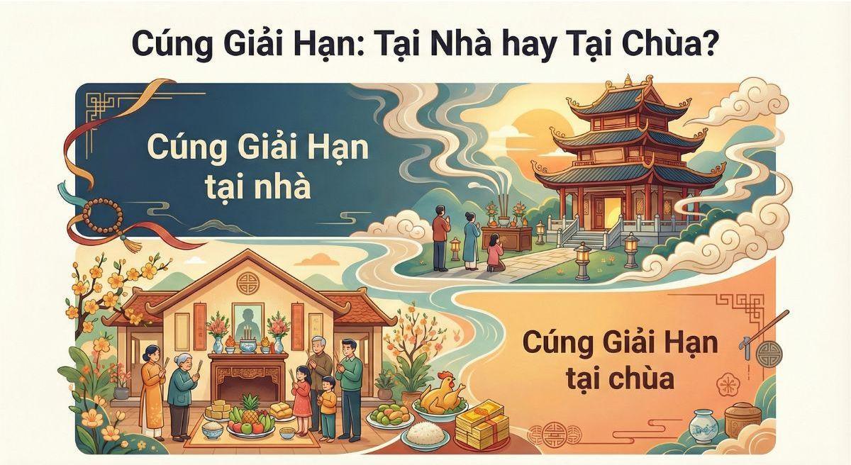Cúng giải hạn tại nhà hoặc chùa đều cần sự thành tâm