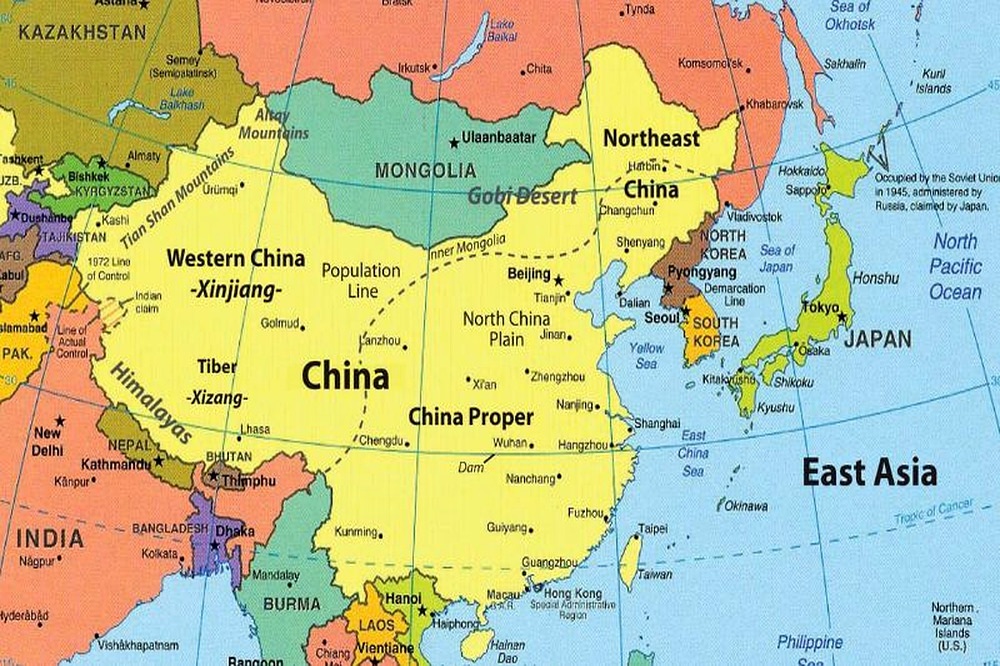 thống kê của Liên Hợp Quốc (UN M49), Đông Á gồm 6 quốc gia