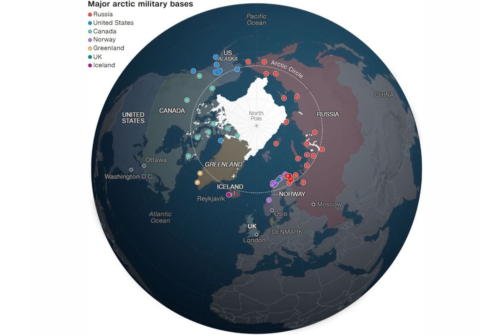 Mô tả Bắc Băng Dương, băng biển, đảo lớn, thềm lục địa