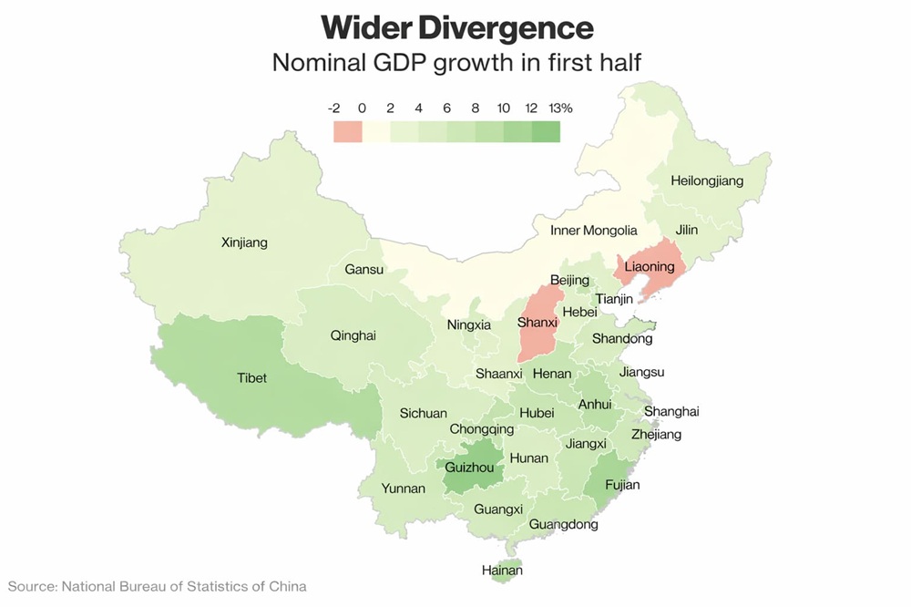 Bản đồ kinh tế thể hiện các vùng kinh tế trọng điểm