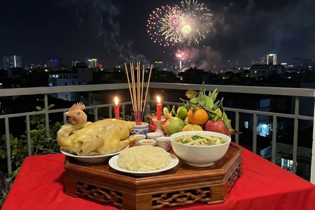Chuẩn bị mâm cỗ cúng giao thừa tươm tất