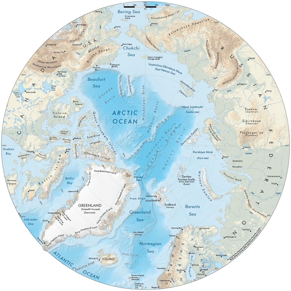 Bản đồ kinh tế Bắc Cực