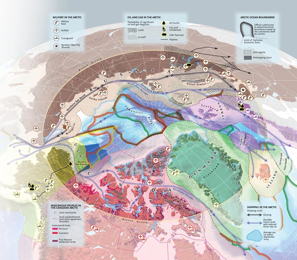 Làm nổi bật các điểm đến như Greenland, Bắc Âu, Bắc Canada