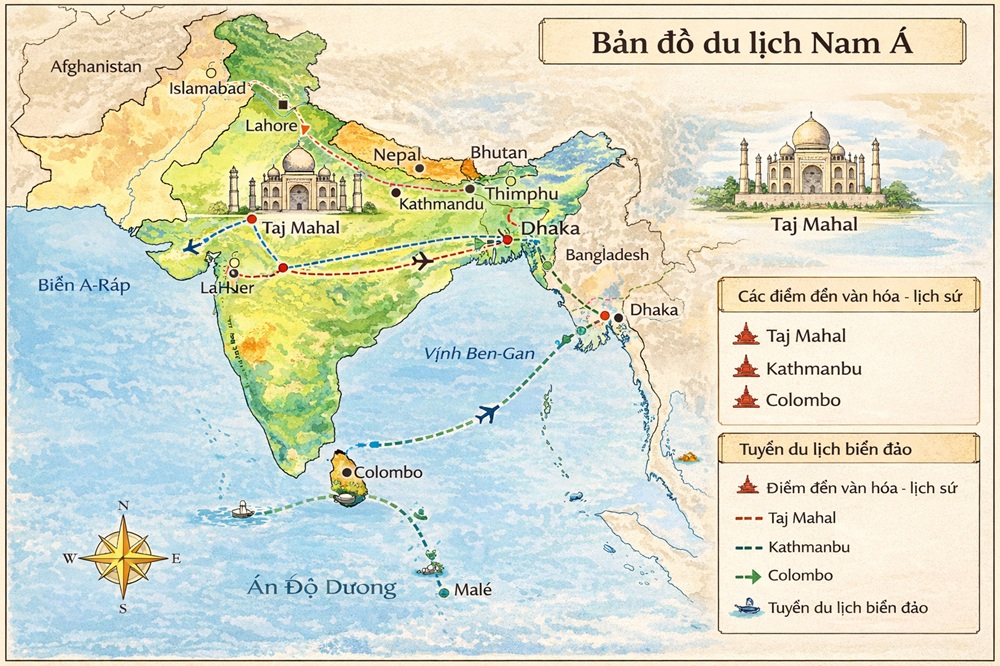 bản đồ này thường được sử dụng trong định hướng du lịch