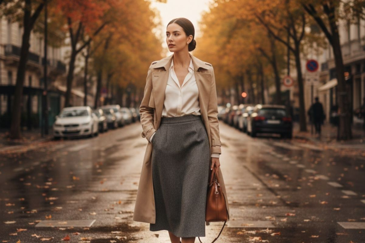 Vest hoặc váy midi công sở tạo dựng hình ảnh chuyên nghiệp