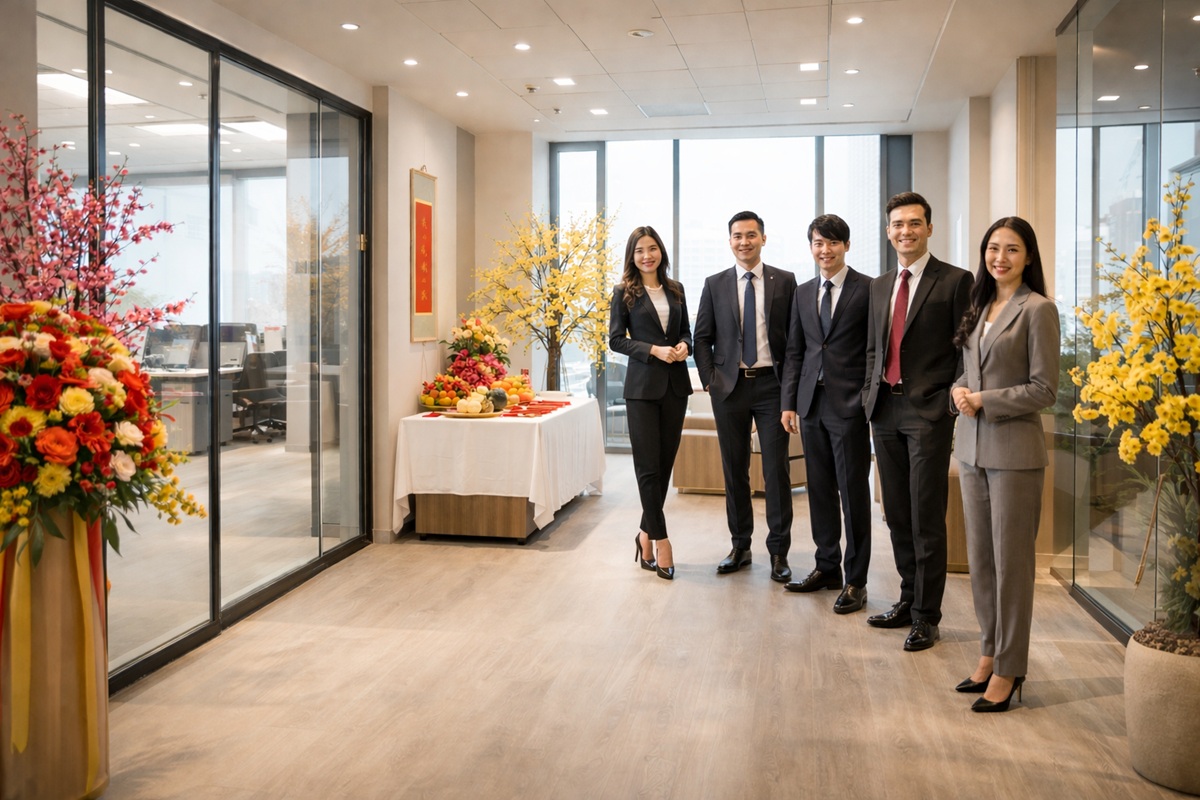 Chọn ngày khai trương đầu năm