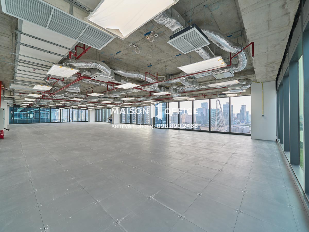 Diện tích sàn văn phòng cho thuê Quận 2