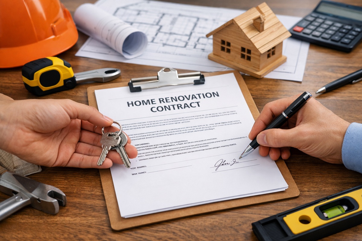 Hợp đồng sửa chữa nhà