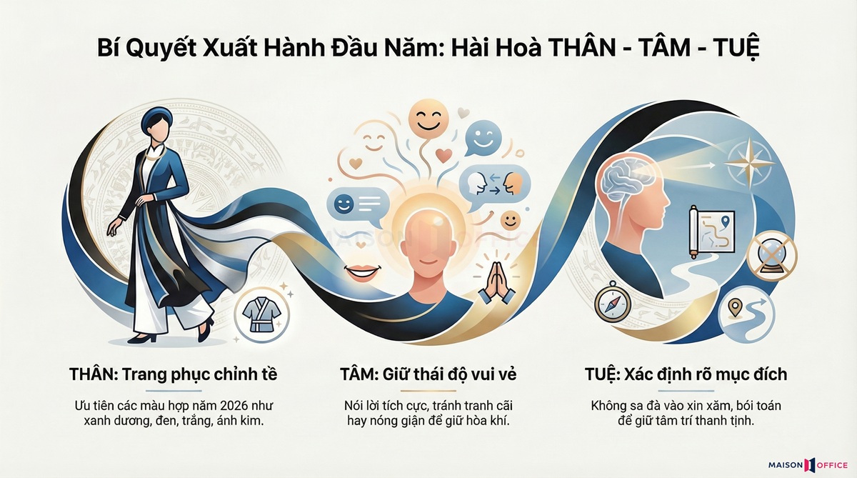 Lưu ý khi xuất hành đầu năm