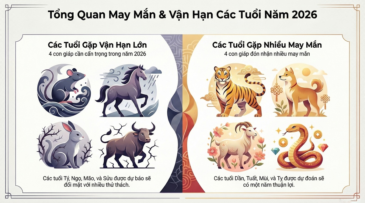 Tổng quan vận hạn 12 con giáp