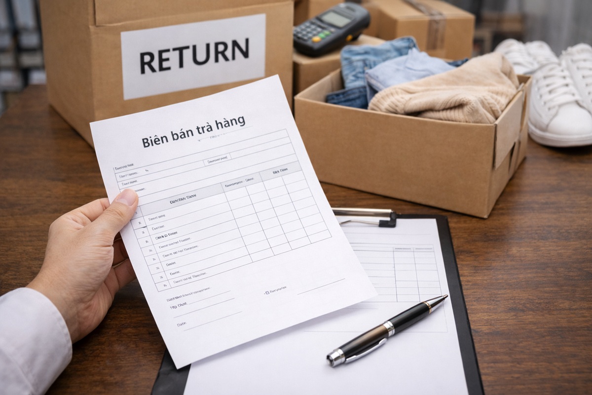 Biên bản trả hàng
