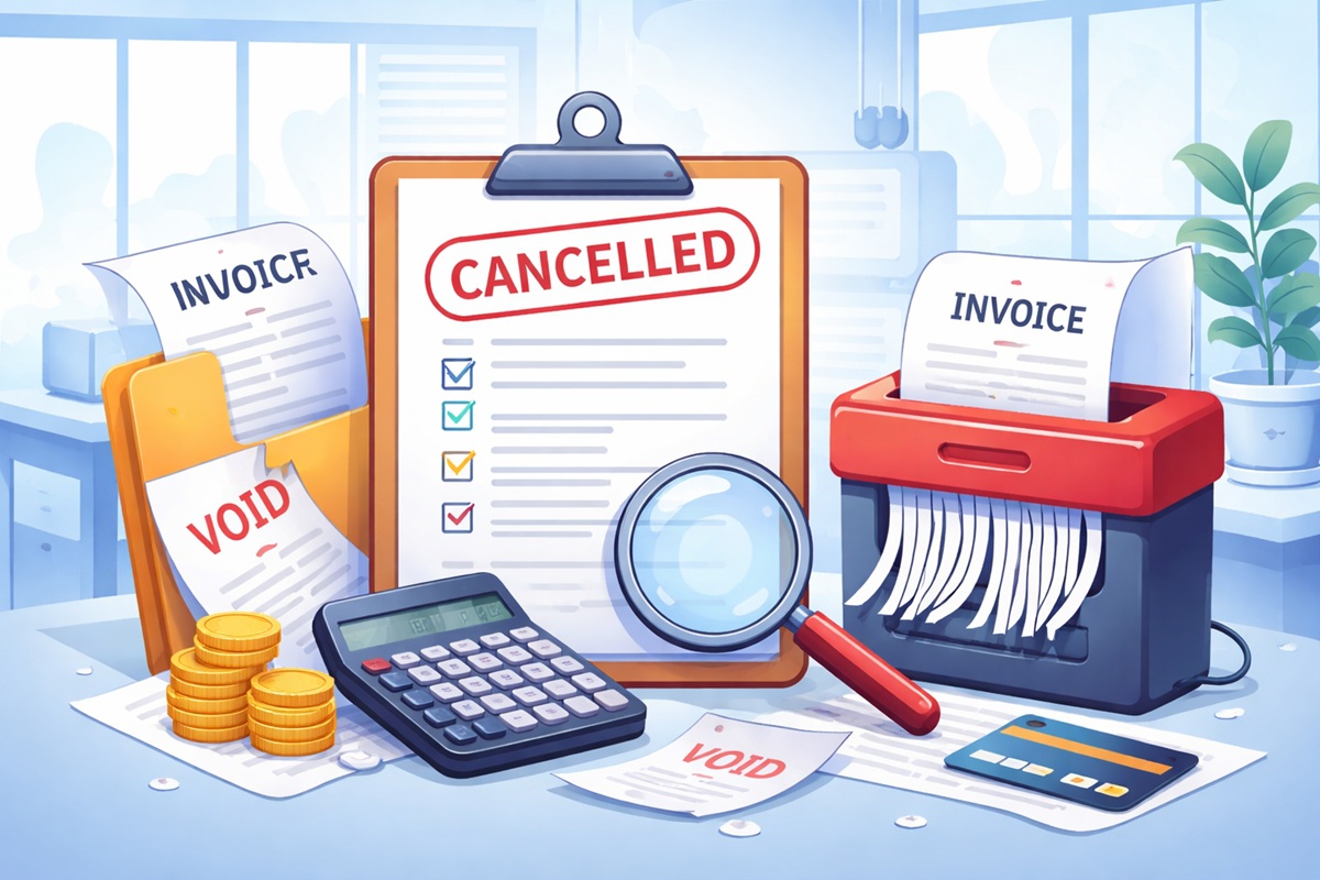 Biên bản hủy hóa đơn