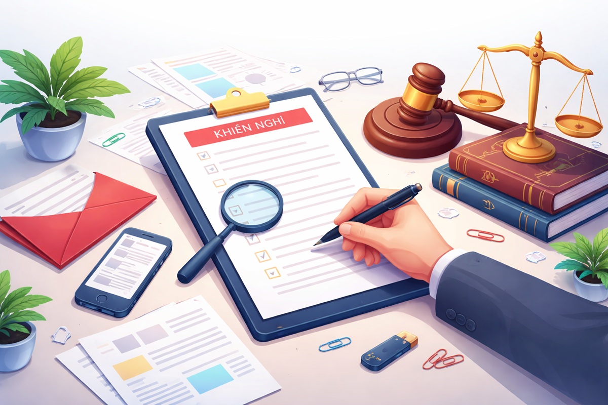 mẫu đơn kiến nghị