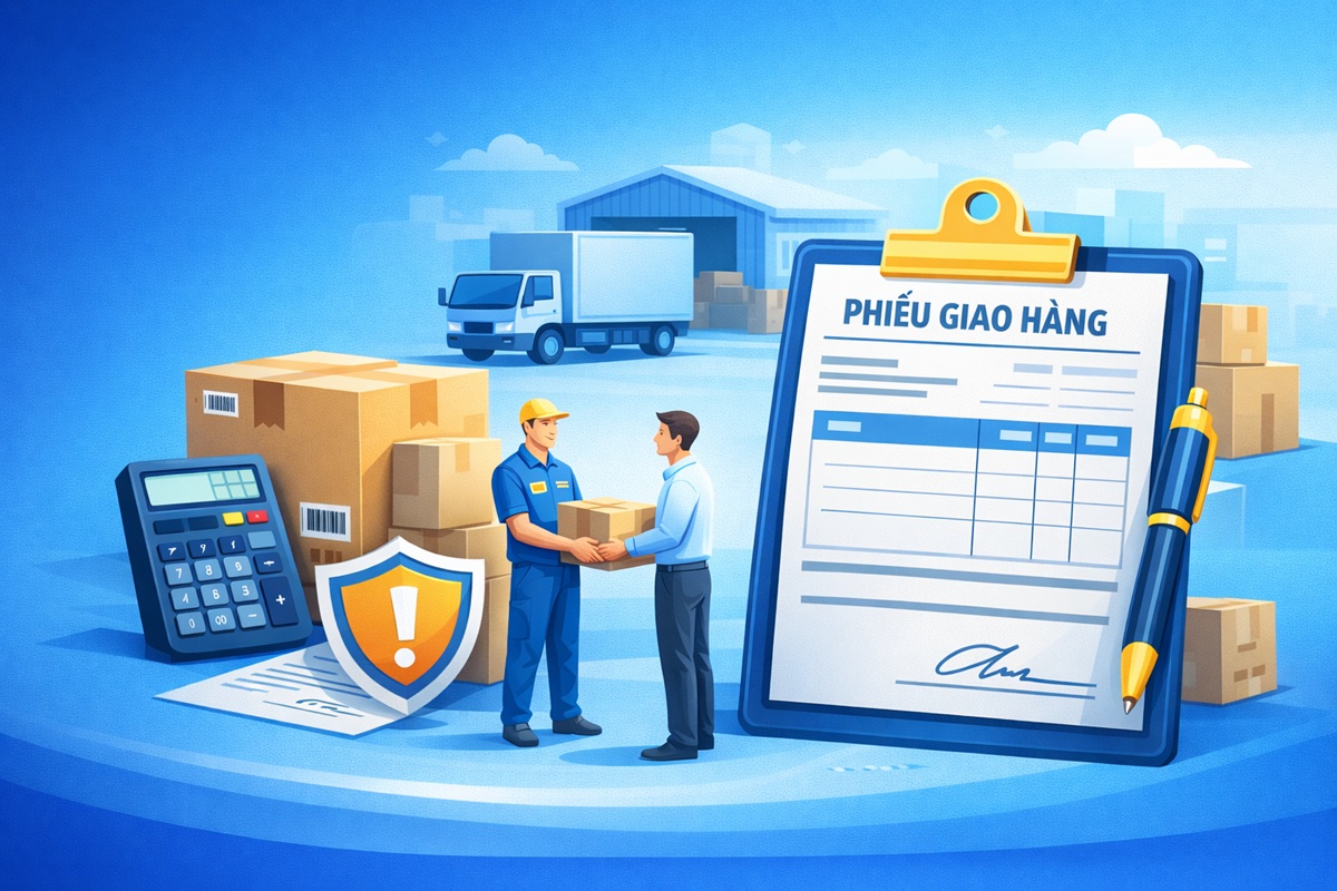 Mẫu phiếu giao hàng