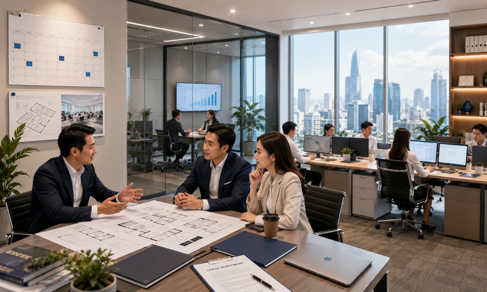 Doanh nghiệp nên thuê văn phòng dài hạn khi mô hình kinh doanh đã ổn định
