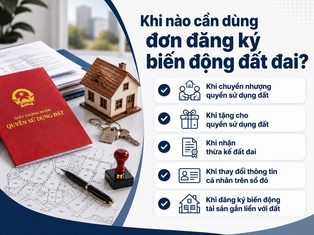 Khi nào nên đăng ký biến động đất đai