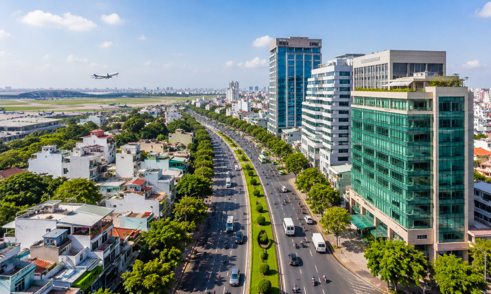 Hoàng Văn Thụ là tuyến đường có lợi thế lớn về kết nối sân bay Tân Sơn Nhất