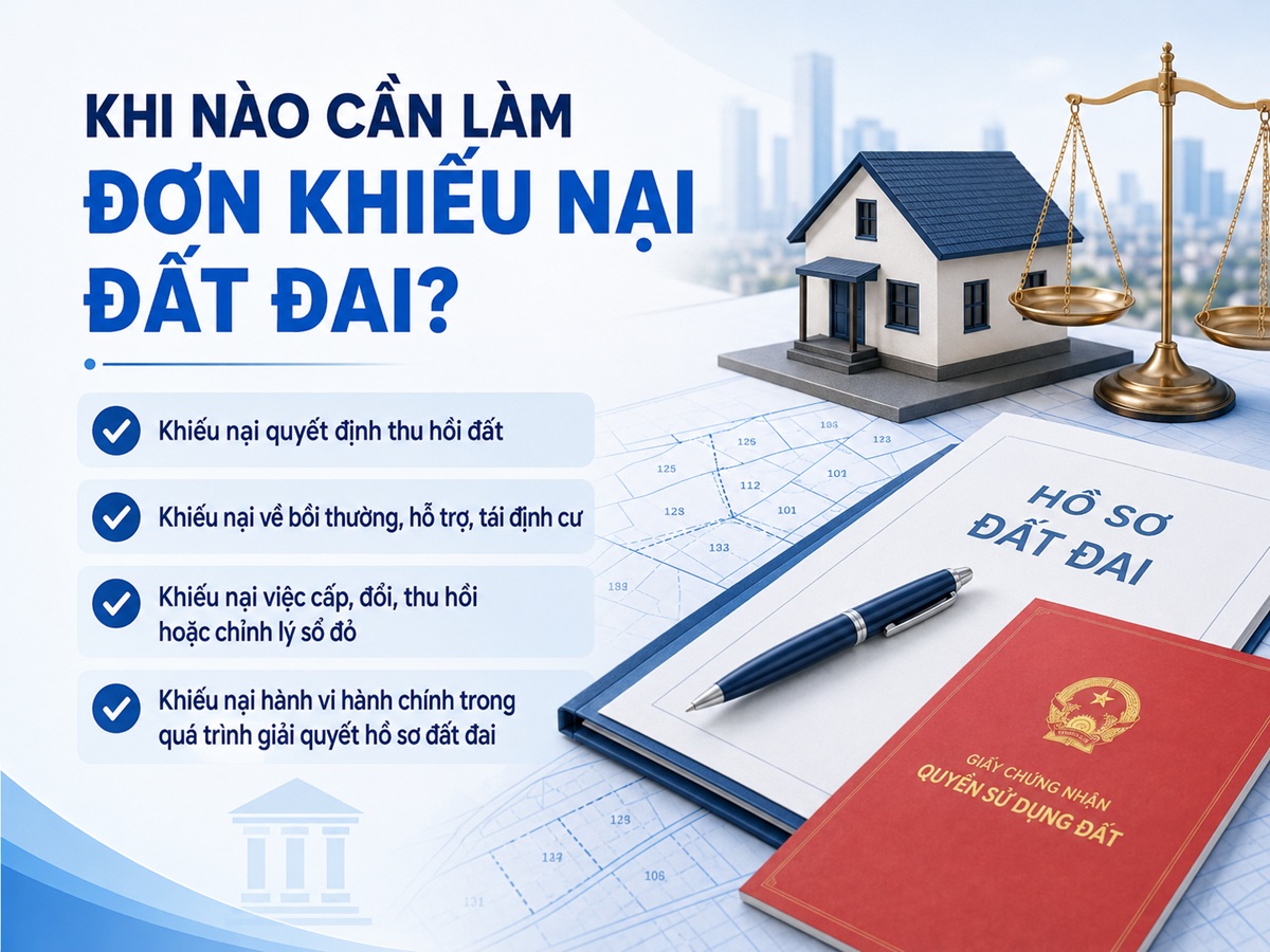Khi nào cần khiếu nại đất đai