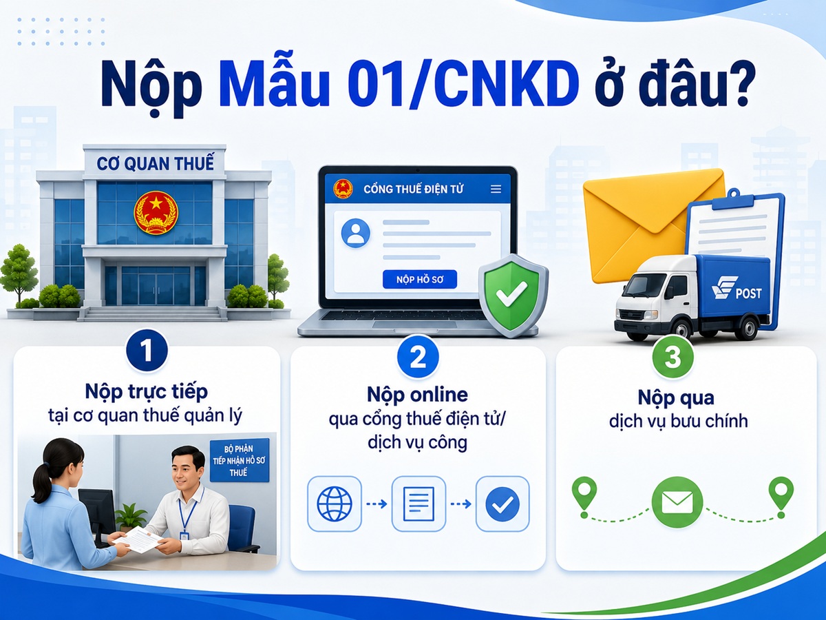 Nộp Mẫu 01 CNKD ở đâu