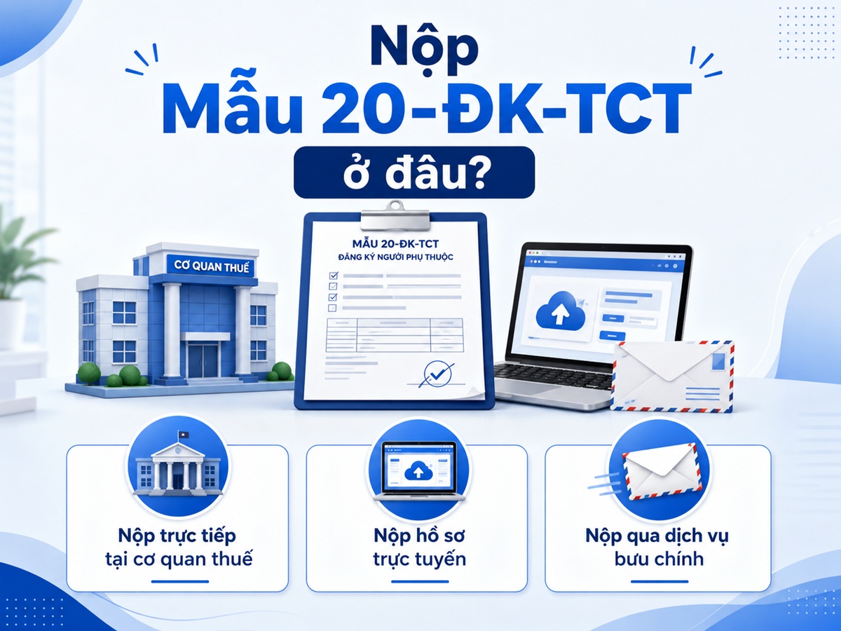 Nộp Mẫu 20 ĐK TCT ở đâu