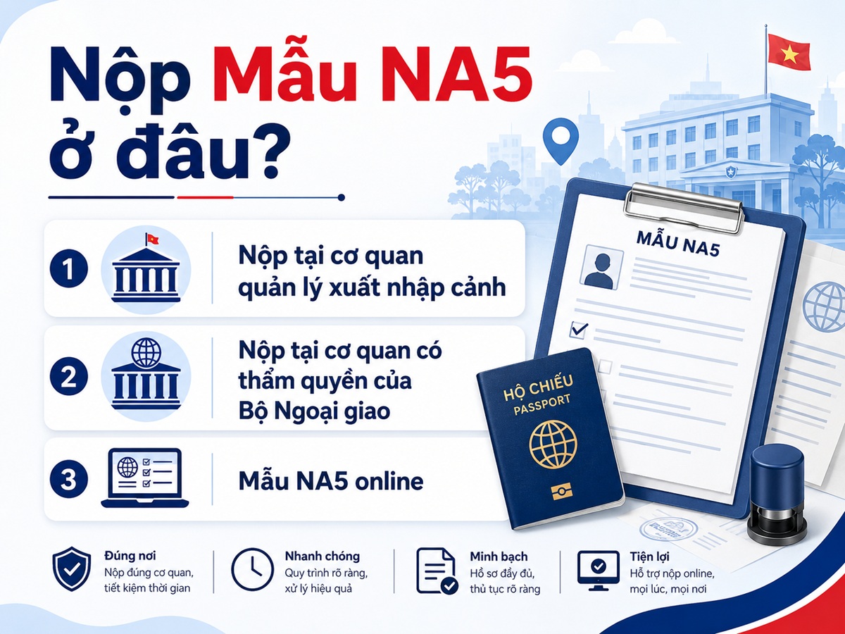Nộp Mẫu NA5 ở đâu