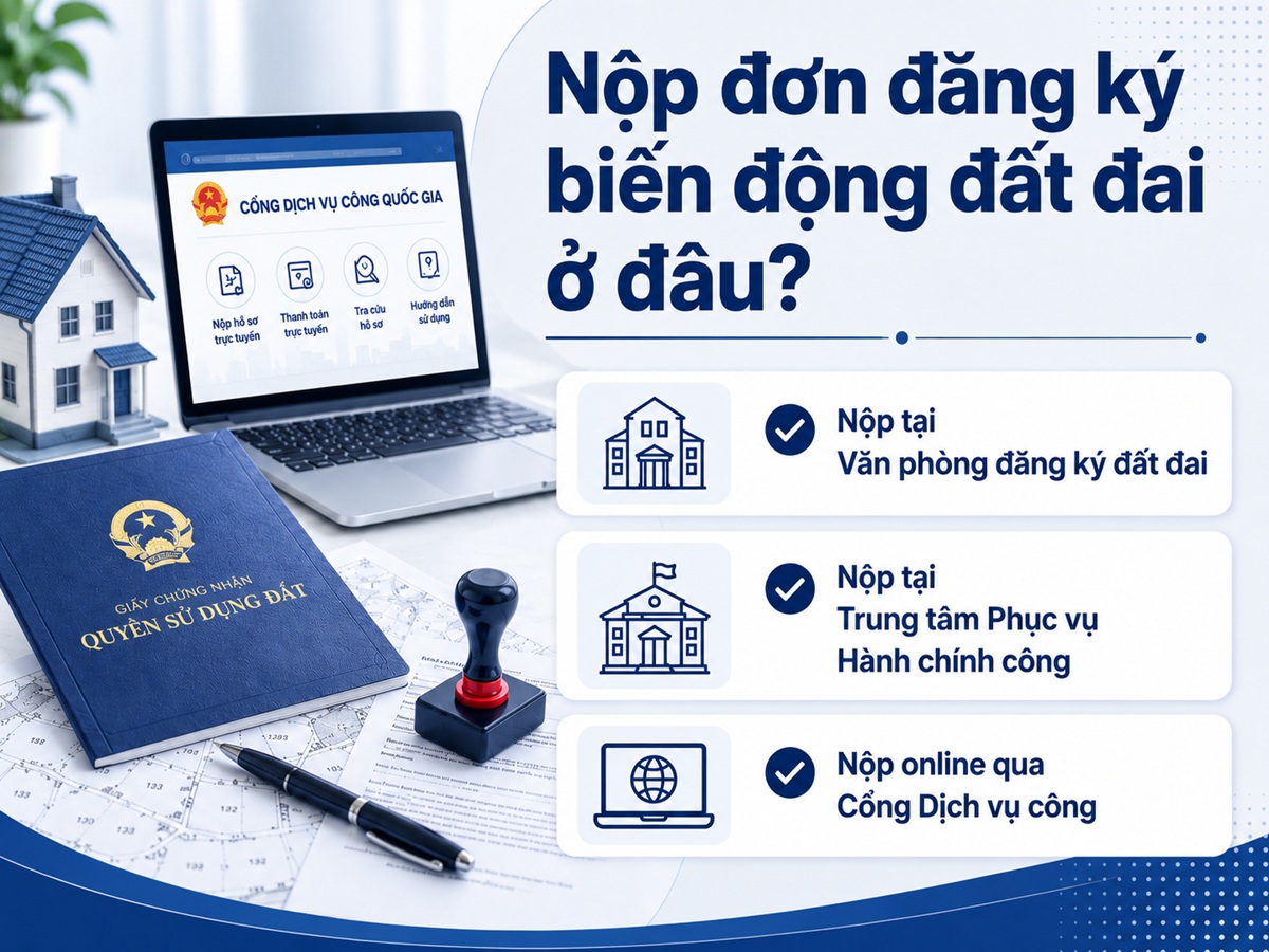 Đơn đăng ký biến động đất đai