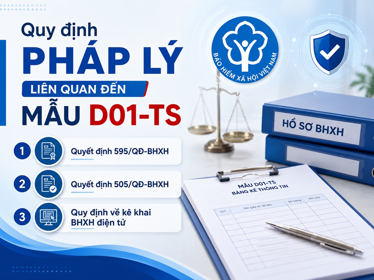 Quy định pháp lý Mẫu D01-TS