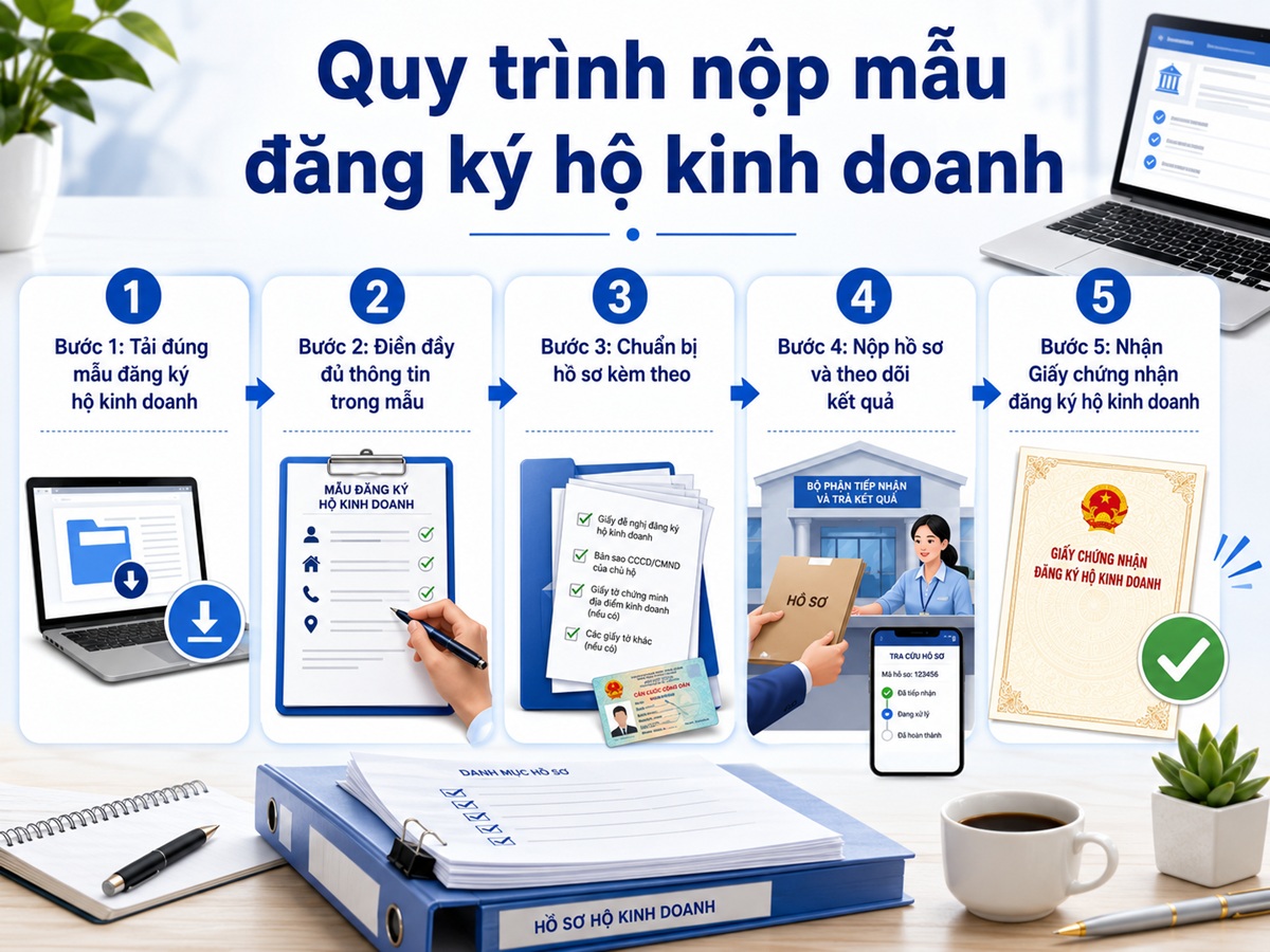 Quy trình đăng ký hộ kinh doanh