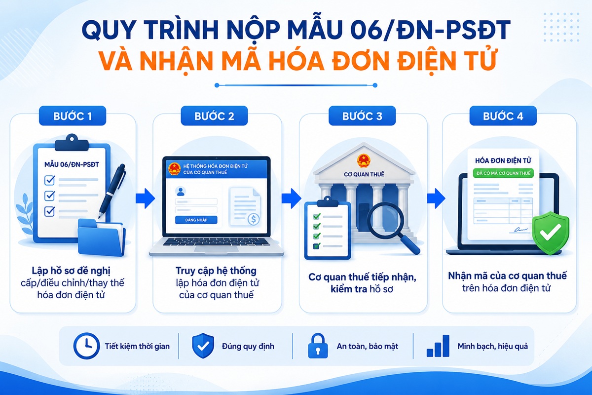 Quy trình nộp Mẫu 24 ĐK TCT
