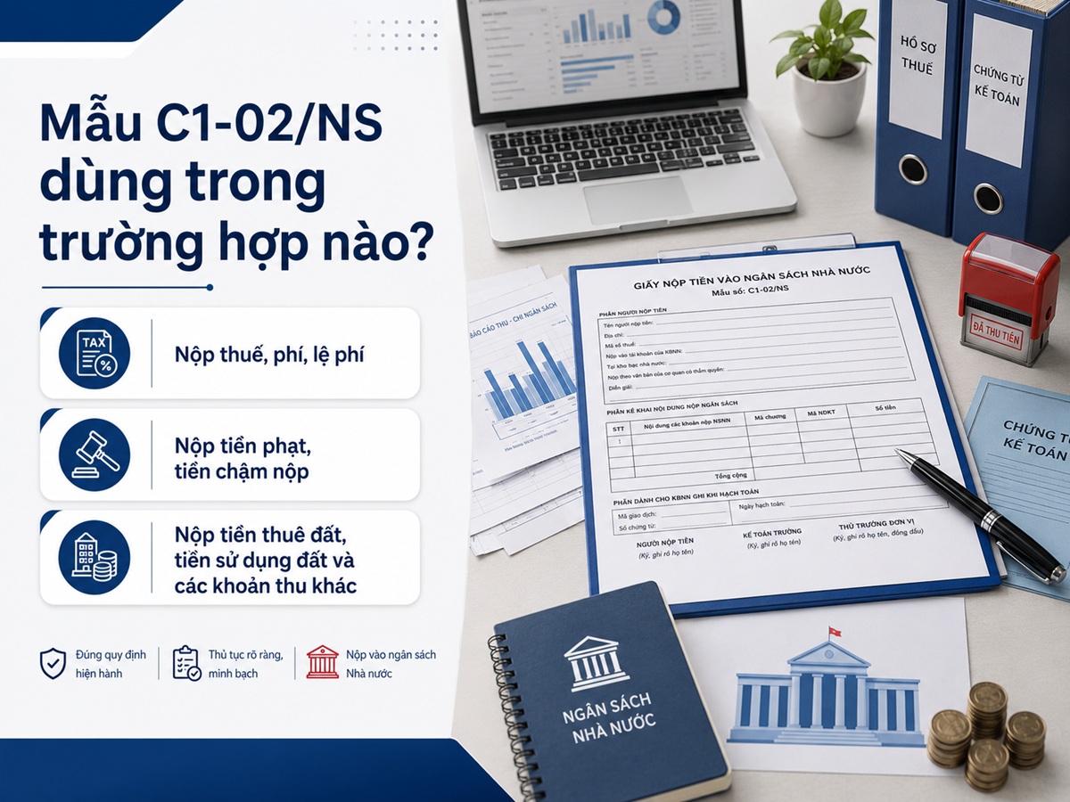 Mẫu C1-02/NS dùng trong trường hợp nào?