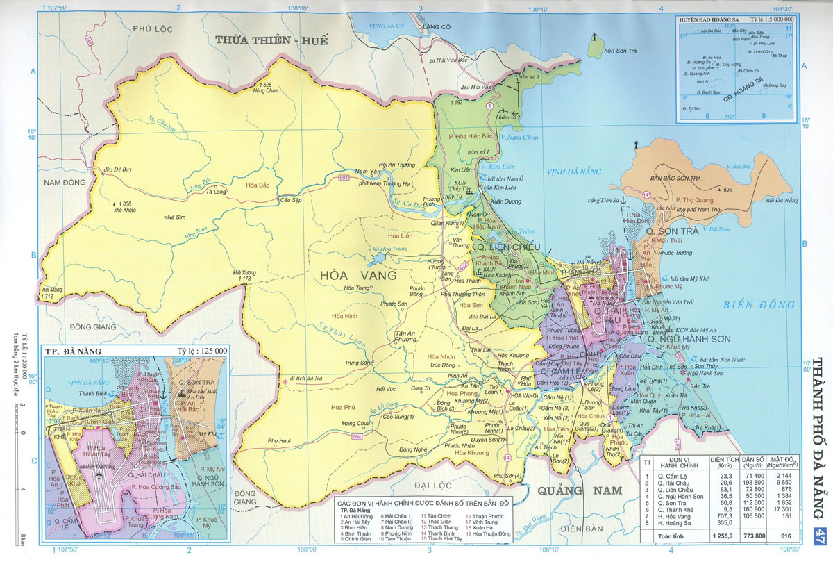bản đồ Đà Nẵng